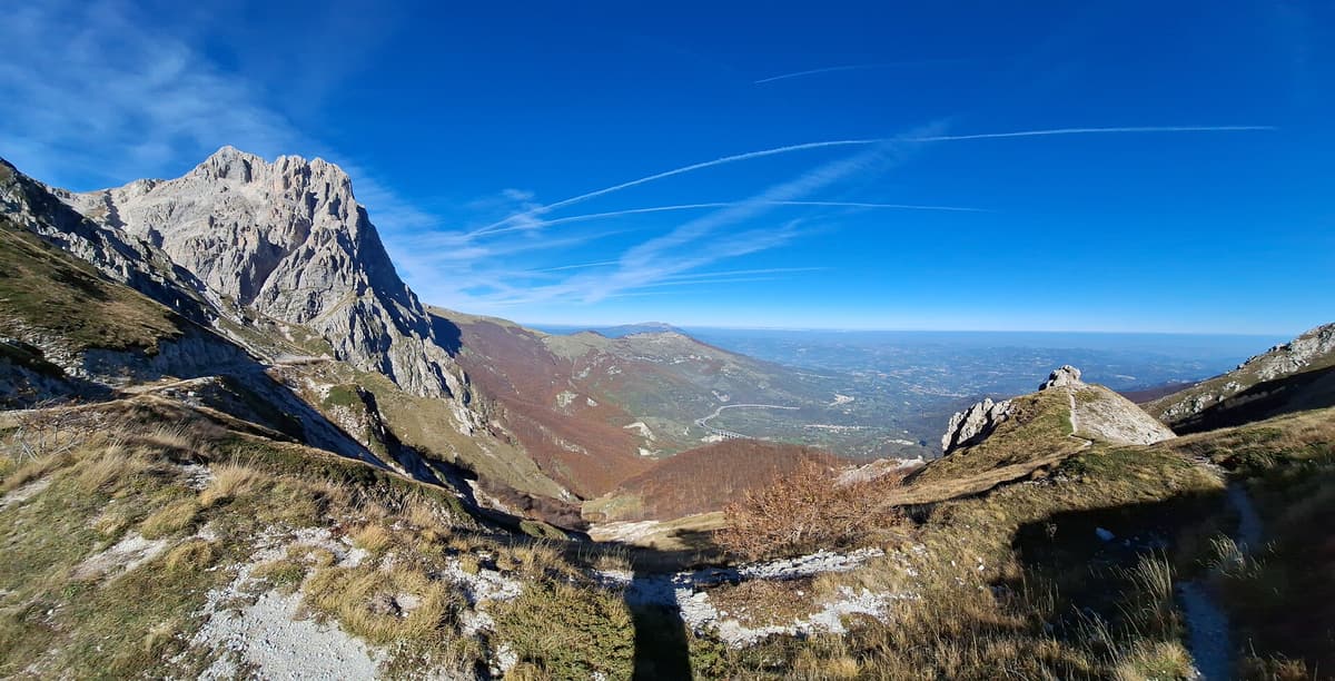Il massiccio del Gran Sasso in Abruzzo