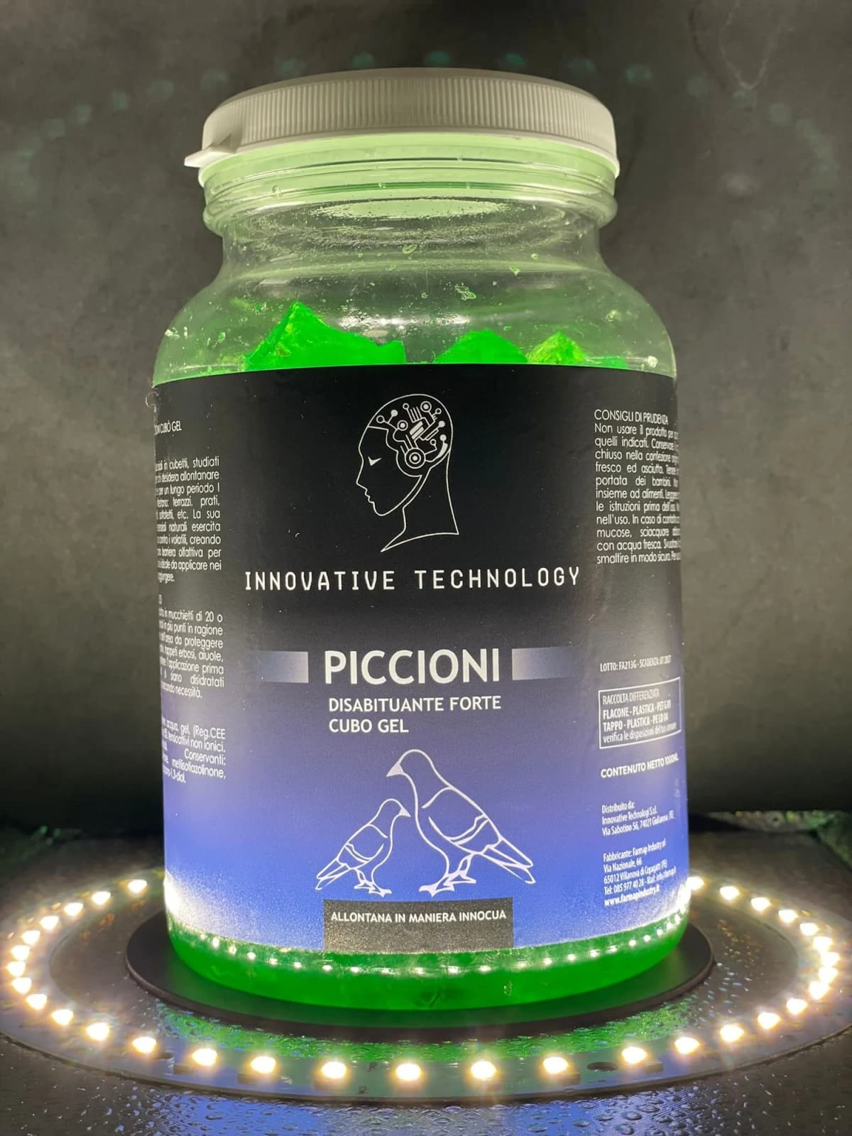 Gel repellente piccioni
